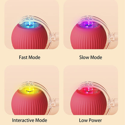 🐱Smart Pet Interactive Rolling Ball – USB Rechargeable, Automatic Moving