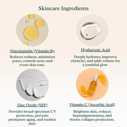 🔥 4 In 1 Color Changing Foundation: Instant Skin Match, SPF 50 Protection & Anti-Aging Power