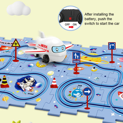 Brain-Teasing Puzzle Track Car Set – Ignite Creativity & Problem-Solving Fun