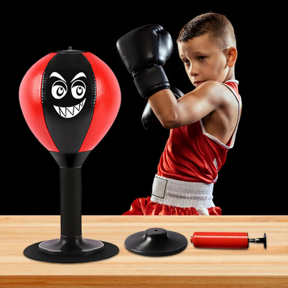 Desktop Boxing Speed Ball with Suction Cup – Stress Relief Boxing Toy for Adults & Kids