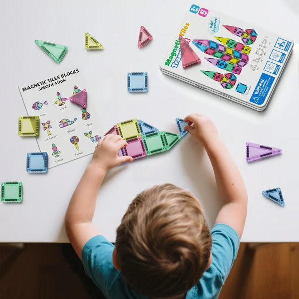 Children's Magnetic Building Blocks – STEM Educational Toys