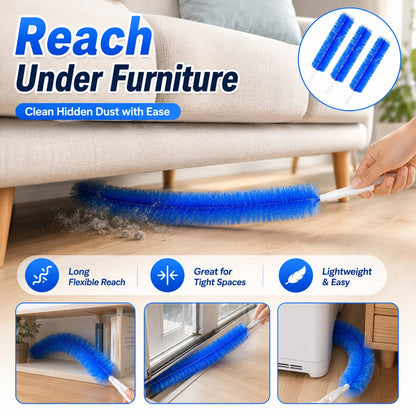 Dust Removal Brush, Bendable Microfiber Head