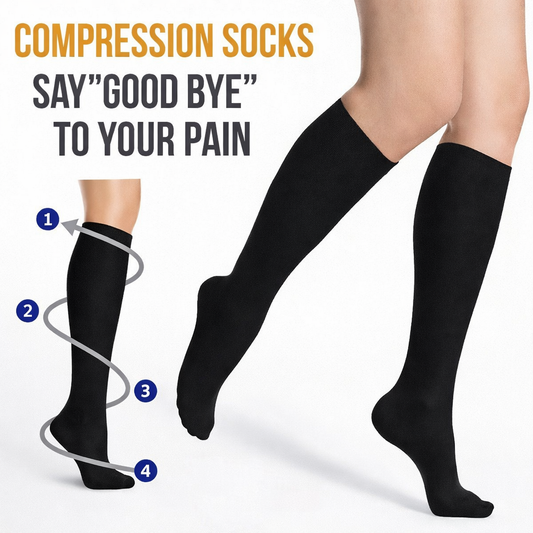 🧦 Extra-Wide Compression Socks: Immediate Relief for Swelling & Fatigue