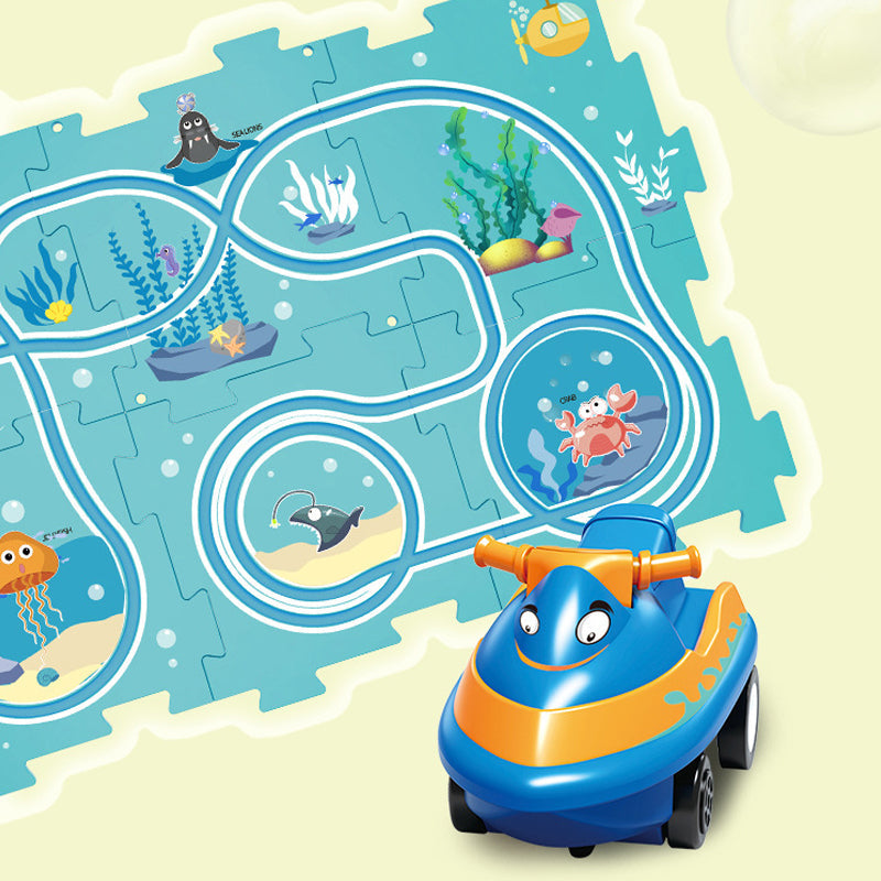Brain-Teasing Puzzle Track Car Set – Ignite Creativity & Problem-Solving Fun