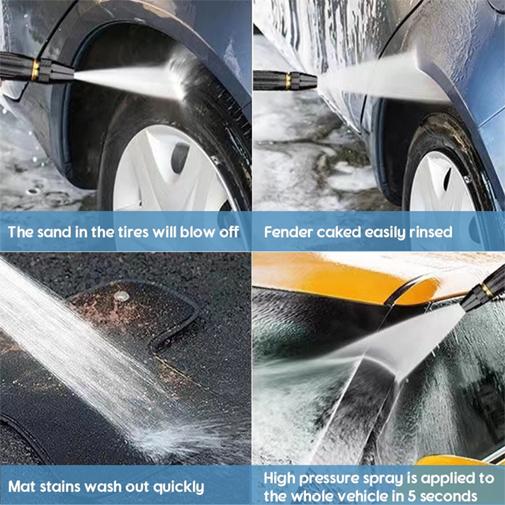 High Pressure Hose Spray Gun – Powerful Jet Cleaner for Car, Patio & Home Use
