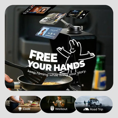 Odeiun™ Foldable Magnetic Car Phone Holder