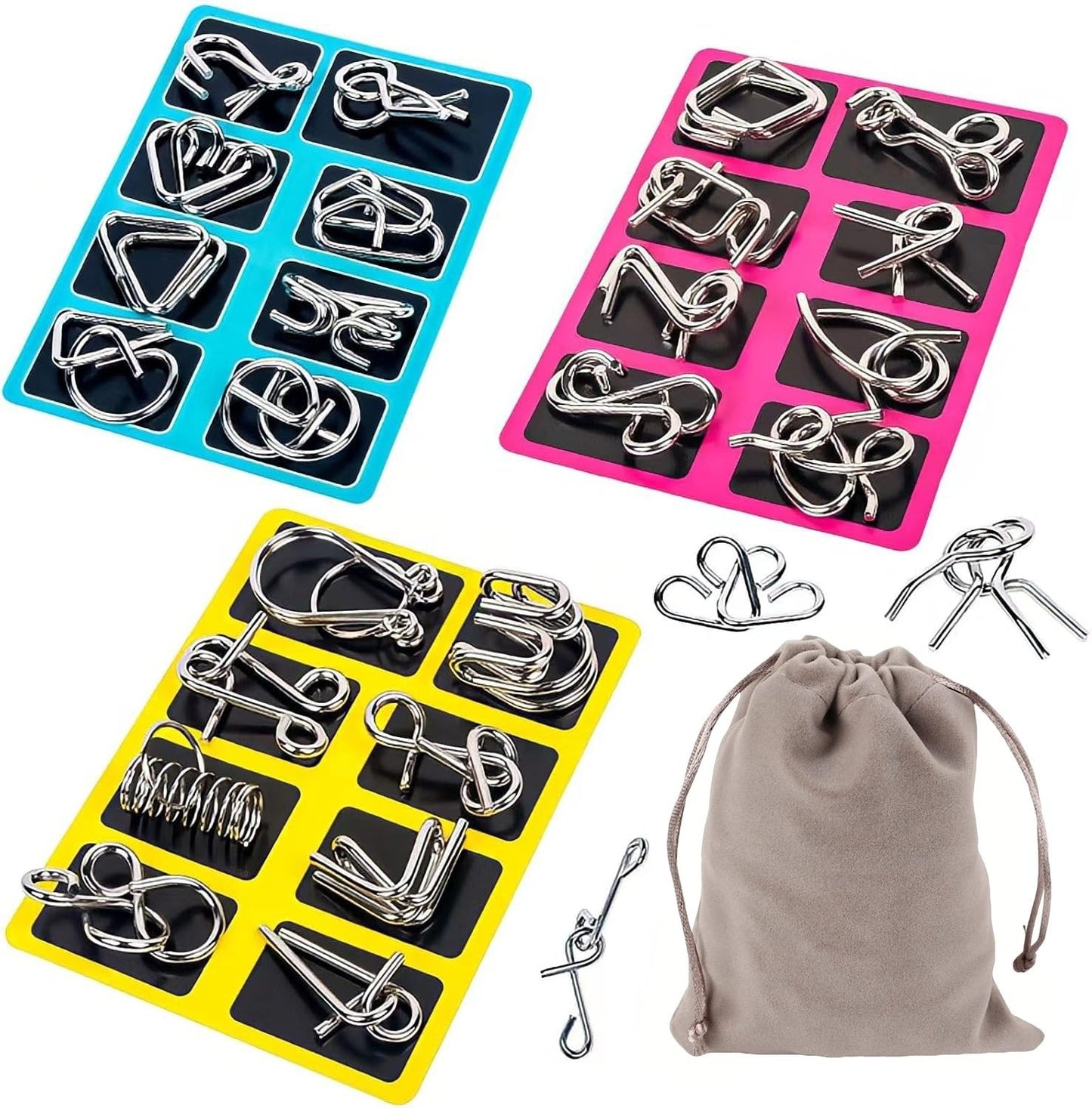 🔥 Metal Montessori Puzzle Solving