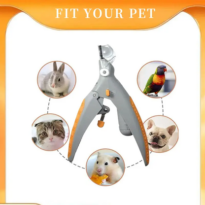 🎁 LED Light Pet Nail Clippers - 5X Magnification