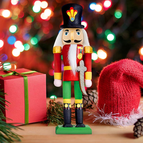 DIY Wooden Nutcracker Christmas Art Kit with Paints & Accessories