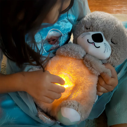 Breathing Otter Plush Toy – Soothing Plush Toy for Anxiety & Better Sleep