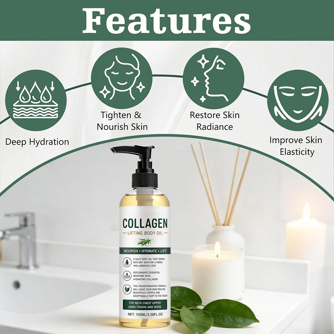 Anti-Aging Collagen Body Oil for Firmer, Smoother & Hydrated Skin