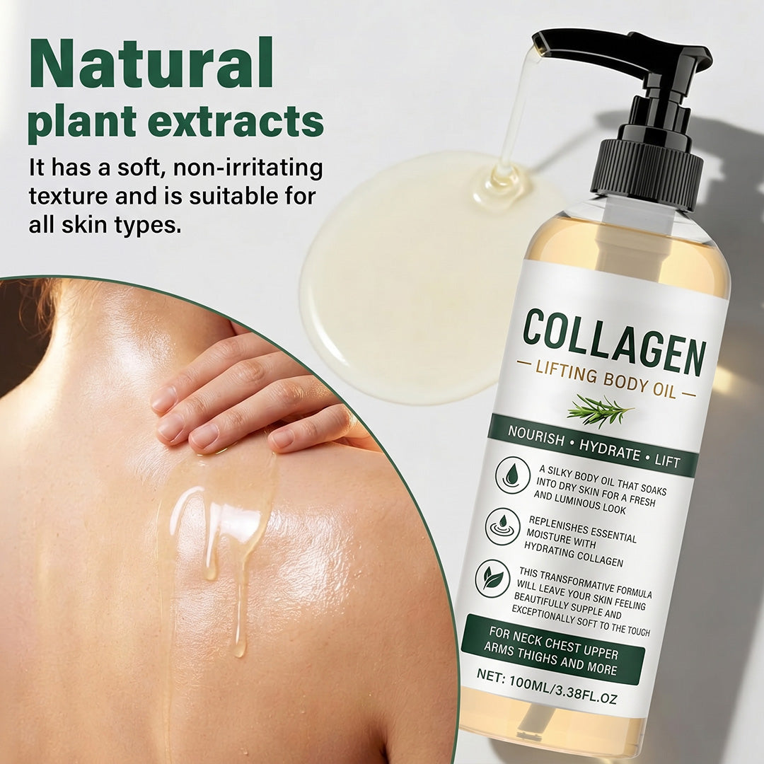 Anti-Aging Collagen Body Oil for Firmer, Smoother & Hydrated Skin