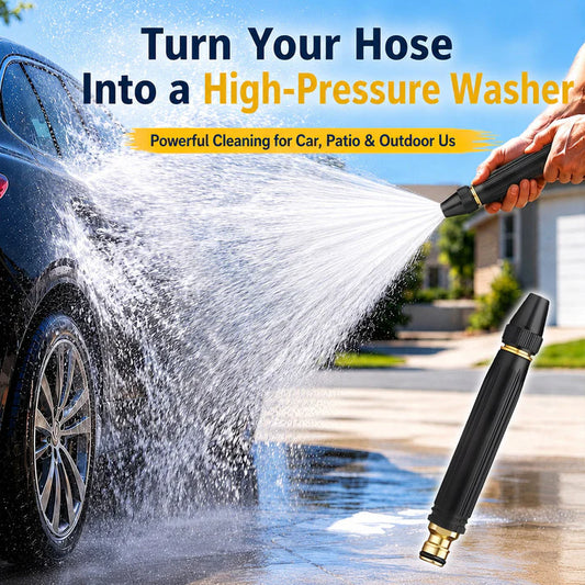High Pressure Hose Spray Gun – Powerful Jet Cleaner for Car, Patio & Home Use