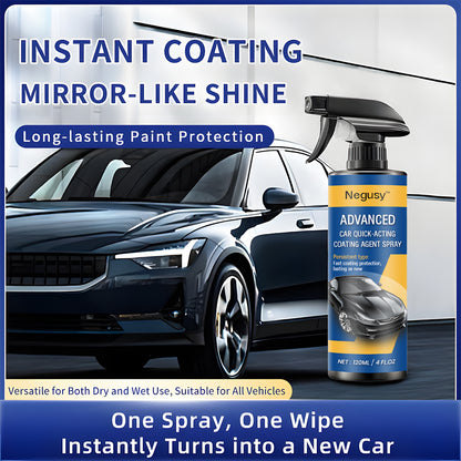 Negusy™ Advanced Nanotech Waterless Car Wax Spray - Dust-Proof, Glazing & Long-Lasting Paint Protection