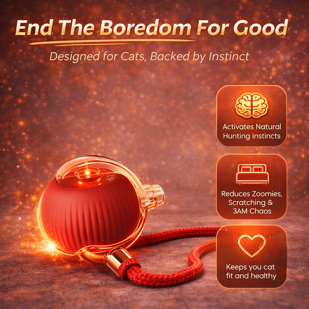 Interactive Smart Ball - The Ultimate Cat Bore-Buster
