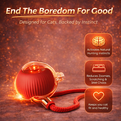 Interactive Smart Ball - The Ultimate Cat Bore-Buster