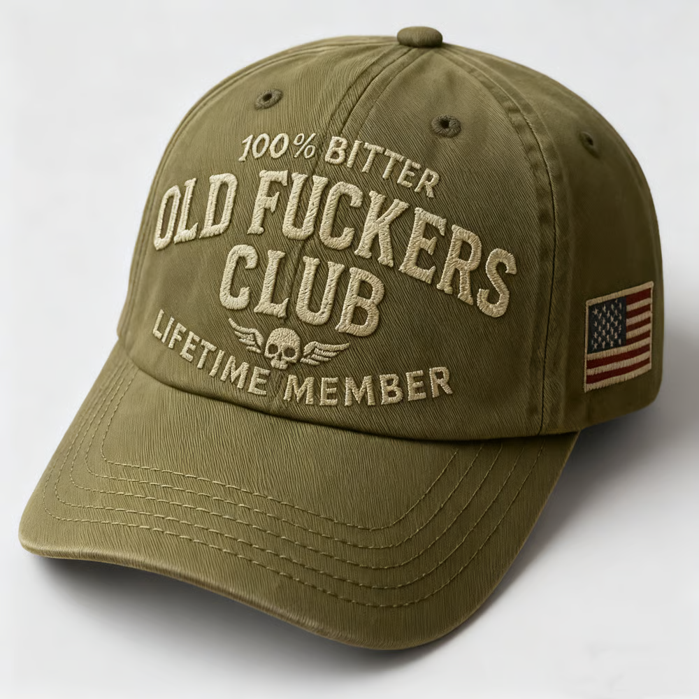 🎄Last Day 50% OFF 🧢Old Fuckers Club-Vintage Baseball Cap🎁