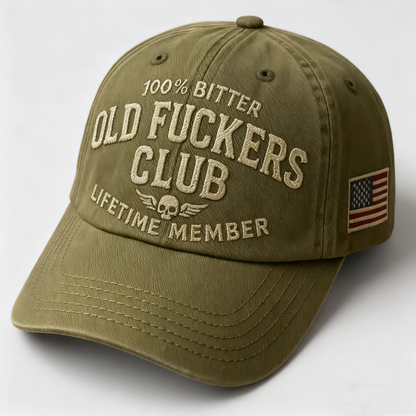 🎄Last Day 50% OFF 🧢Old Fuckers Club-Vintage Baseball Cap🎁