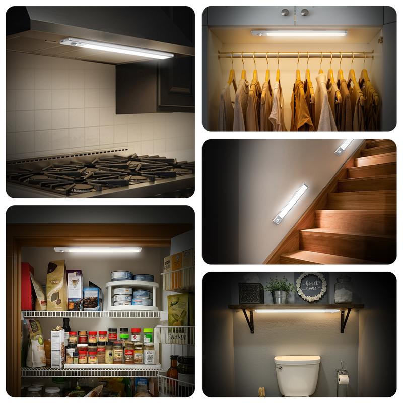 Under Cabinet Lights, 76LED Motion Sensor Night Light Indoor