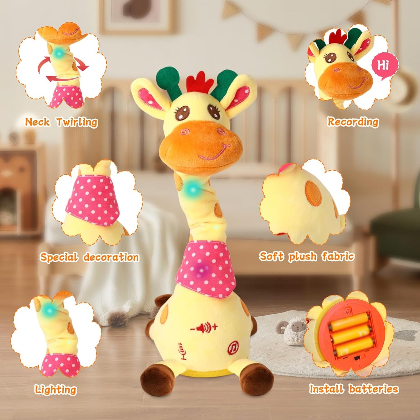 Buddy the Dancing Giraffe: The Ultimate Playtime Companion for Toddlers