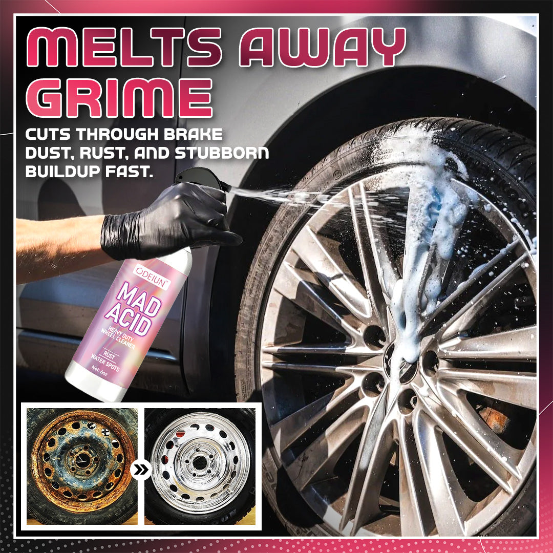 ODEIUN™ Heavy Duty Car & Wheel Cleaner — Rust • Water Spots • Grime — Gone in Seconds✨