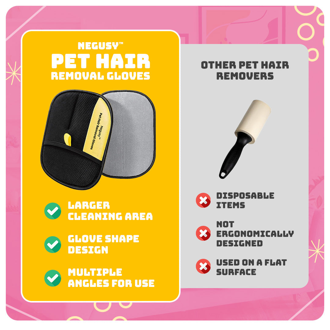 Pet Hair Remover Electrostatic Gloves