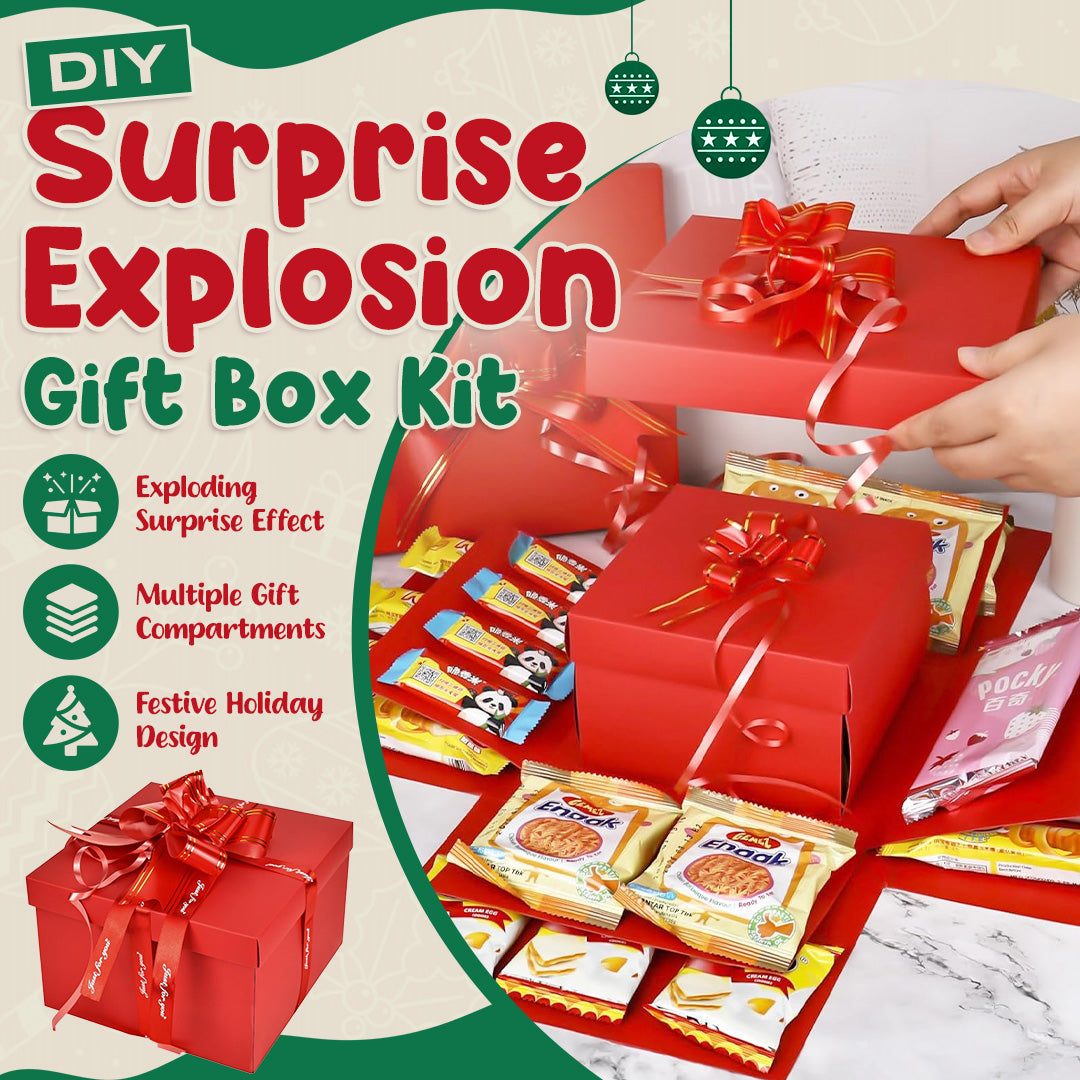 🎅🏻Christmas Sale 50% OFF!!  🔥50K+ SOLD!🎁 DIY Surprise Explosion Gift Box Kit
