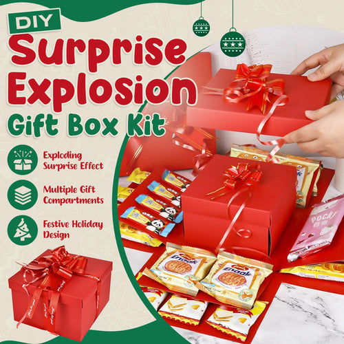 🎅🏻Christmas Sale 50% OFF!!  🔥50K+ SOLD!🎁 DIY Surprise Explosion Gift Box Kit