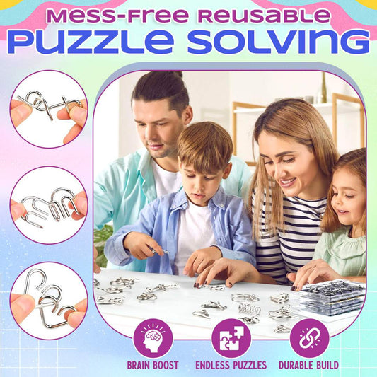 🔥 Metal Montessori Puzzle Solving