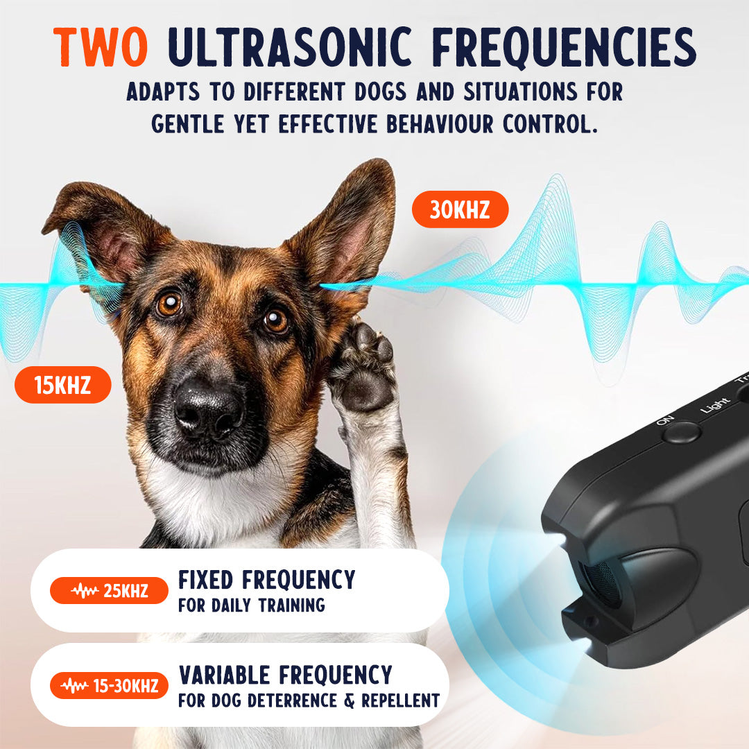 Odeiun™ Handheld Bark Control Luminous Ultrasonic Dog Repeller