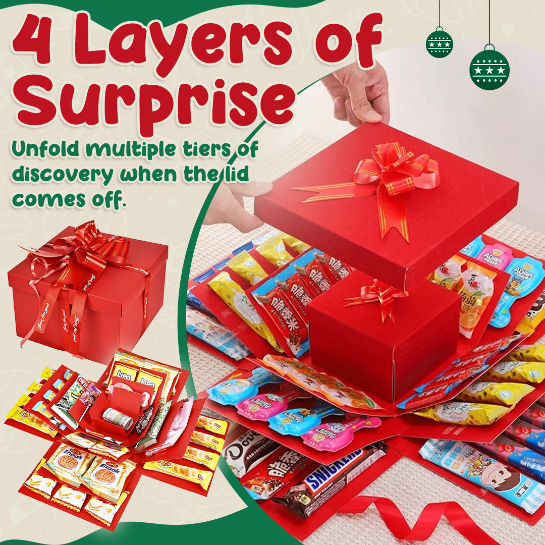 🎅🏻Christmas Sale 50% OFF!!  🔥50K+ SOLD!🎁 DIY Surprise Explosion Gift Box Kit
