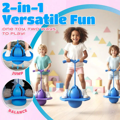 2-in-1 Pogo Jumper & Balance Ball for All Ages