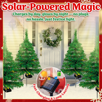 🎄Solar Christmas Tree Lights for Outdoor Yard, Garden & Pathway Decor