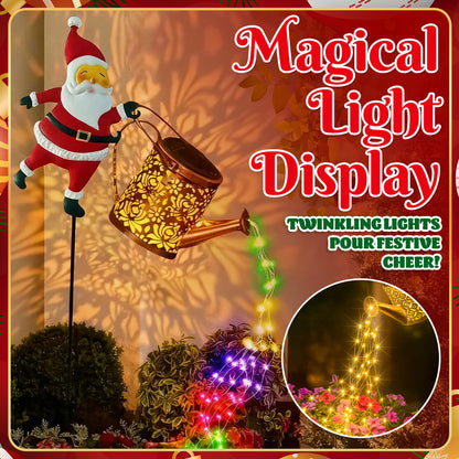 🎅 Santa's Magical Solar Watering Can Light ✨