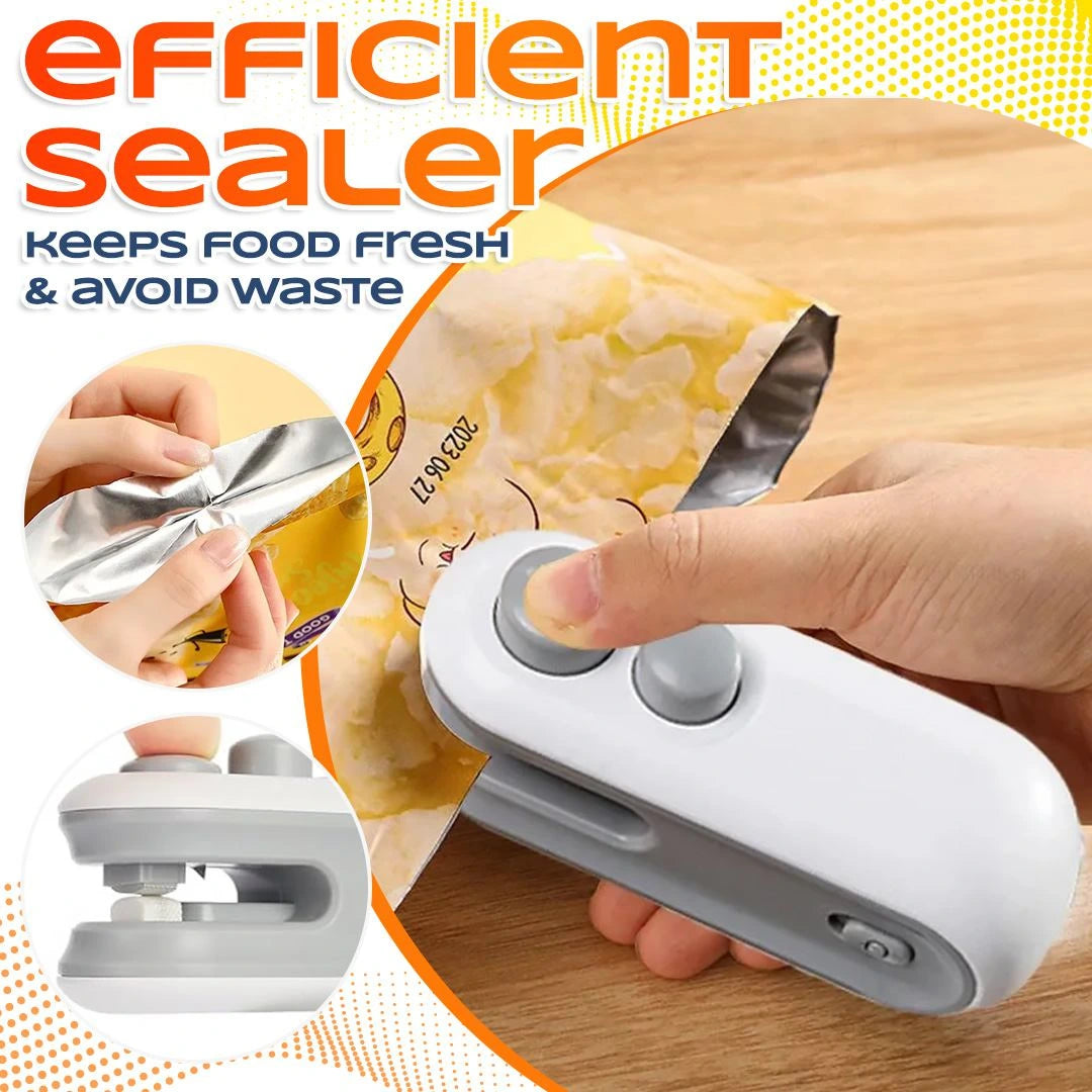 ODEIUN™ 2-in-1 Mini Bag Sealer & Cutter | USB Rechargeable Heat Sealer