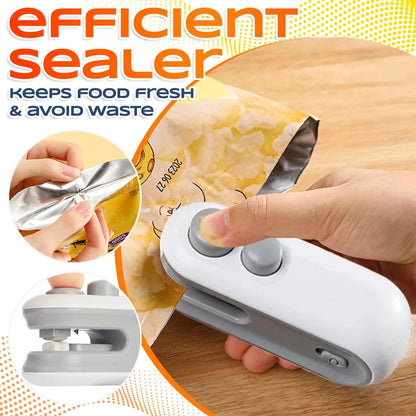 ODEIUN™ 2-in-1 Mini Bag Sealer & Cutter | USB Rechargeable Heat Sealer
