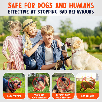 Odeiun™ Handheld Bark Control Luminous Ultrasonic Dog Repeller