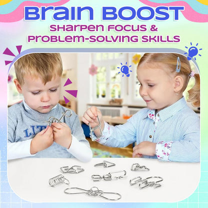 🔥 Metal Montessori Puzzle Solving