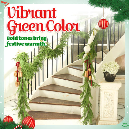 🎅🏻Christmas Sale 50% OFF!! 🎄 Christmas Artificial Norfolk Pine Garland✨