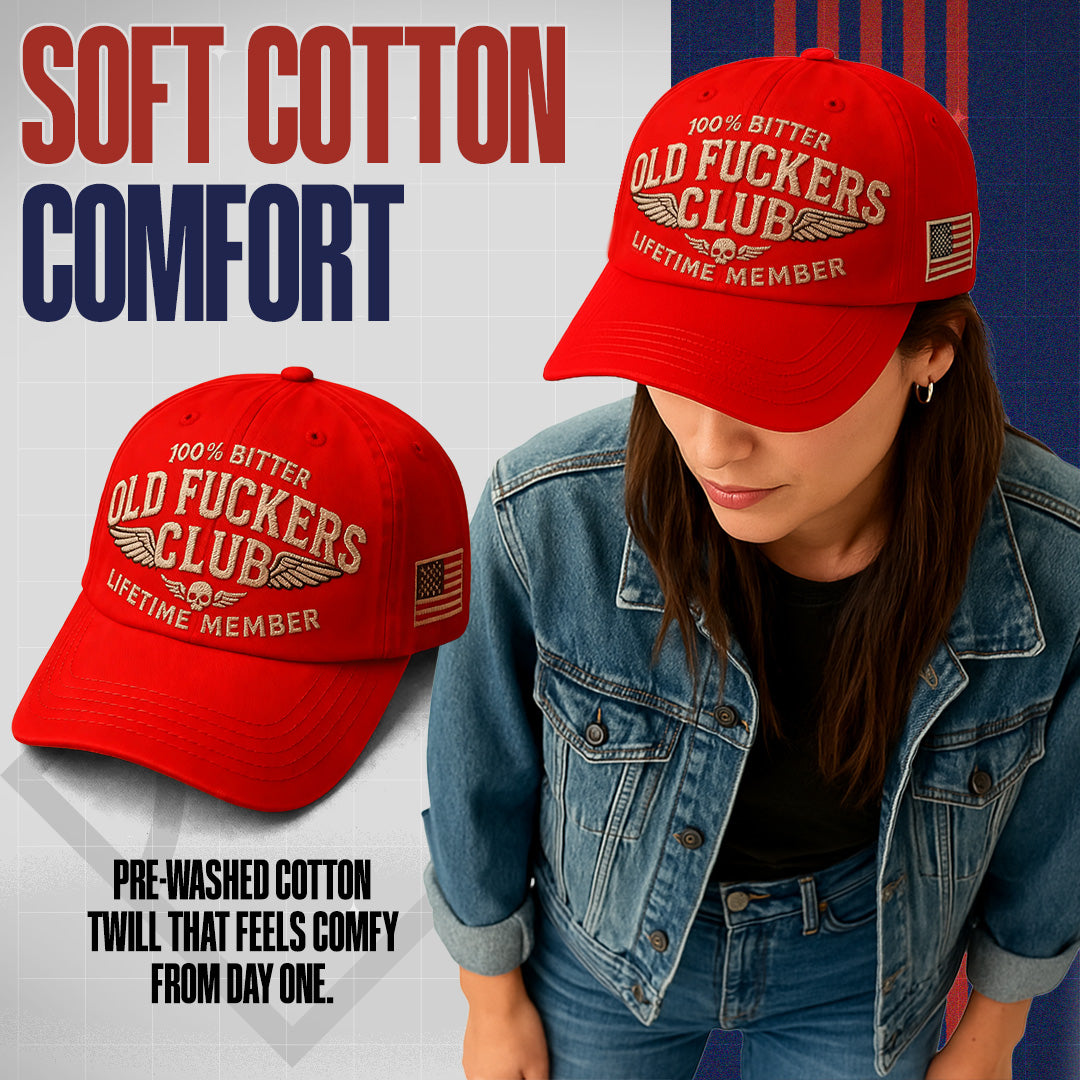 🎄Last Day 50% OFF 🧢Old Fuckers Club-Vintage Baseball Cap🎁