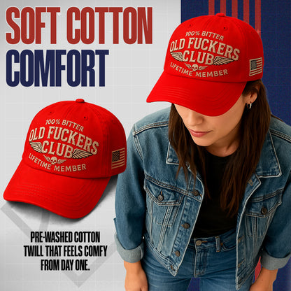 🎄Last Day 50% OFF 🧢Old Fuckers Club-Vintage Baseball Cap🎁