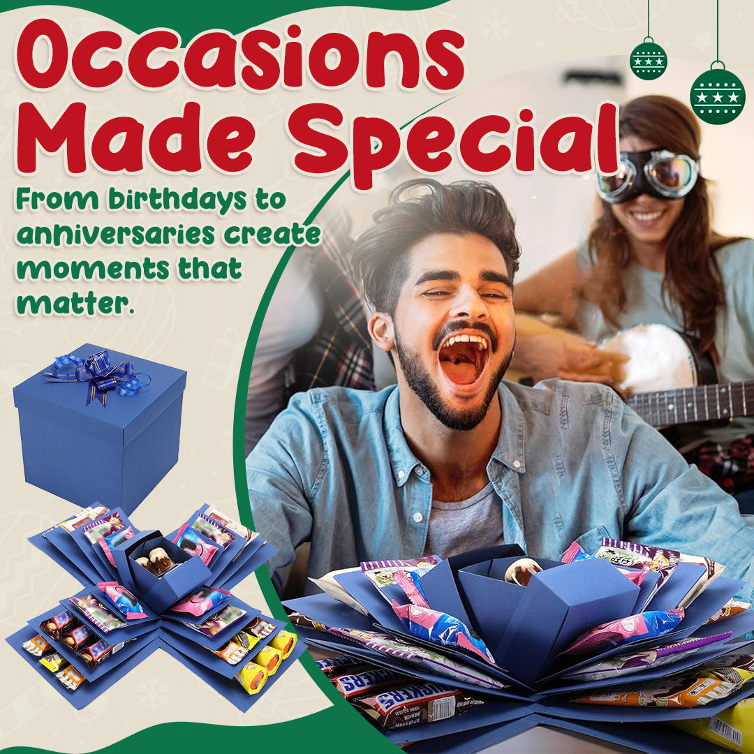 🎅🏻Christmas Sale 50% OFF!!  🔥50K+ SOLD!🎁 DIY Surprise Explosion Gift Box Kit