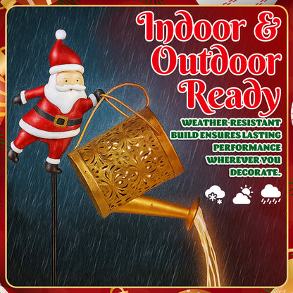 🎅 Santa's Magical Solar Watering Can Light ✨