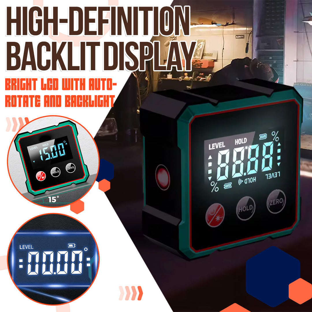 2025 Hot Sale 50% OFF💥Magnetic Digital Angle Finder with Electronic Laser|