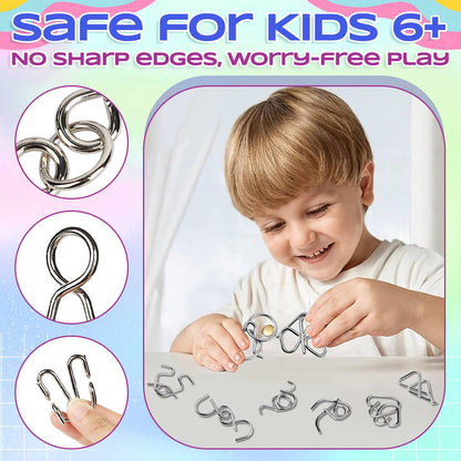 🔥 Metal Montessori Puzzle Solving