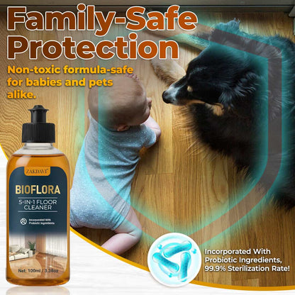 ZAKDAVI™ 5-in-1 Floor Cleaner: Fast Drying, Baby & Pet Safe
