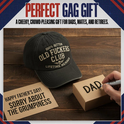 🎄Last Day 50% OFF 🧢Old Fuckers Club-Vintage Baseball Cap🎁