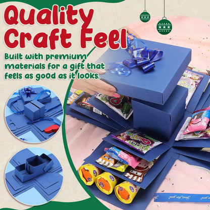 🎅🏻Christmas Sale 50% OFF!!  🔥50K+ SOLD!🎁 DIY Surprise Explosion Gift Box Kit