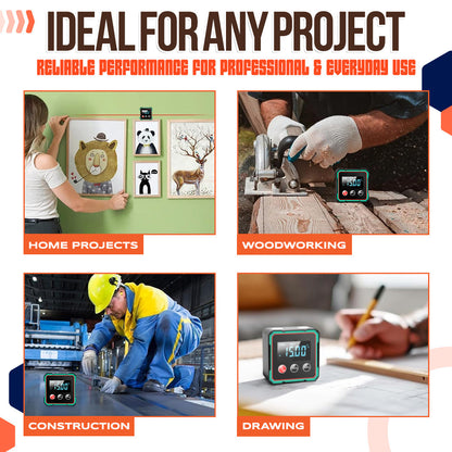 2025 Hot Sale 50% OFF💥Magnetic Digital Angle Finder with Electronic Laser|