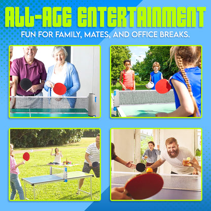 Retractable & Portable Table Tennis Net